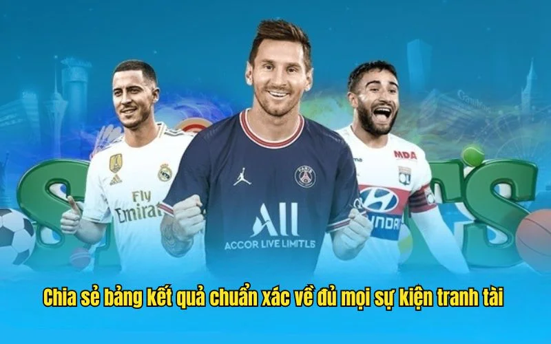 Chia sẻ bảng kết quả chuẩn xác về đủ mọi sự kiện tranh tài 